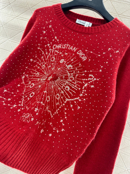 Rhinestone Starry Sky Sweater
