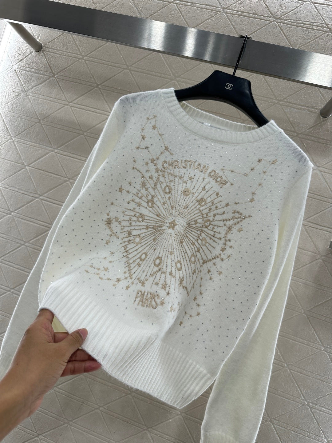 Rhinestone Starry Sky Sweater