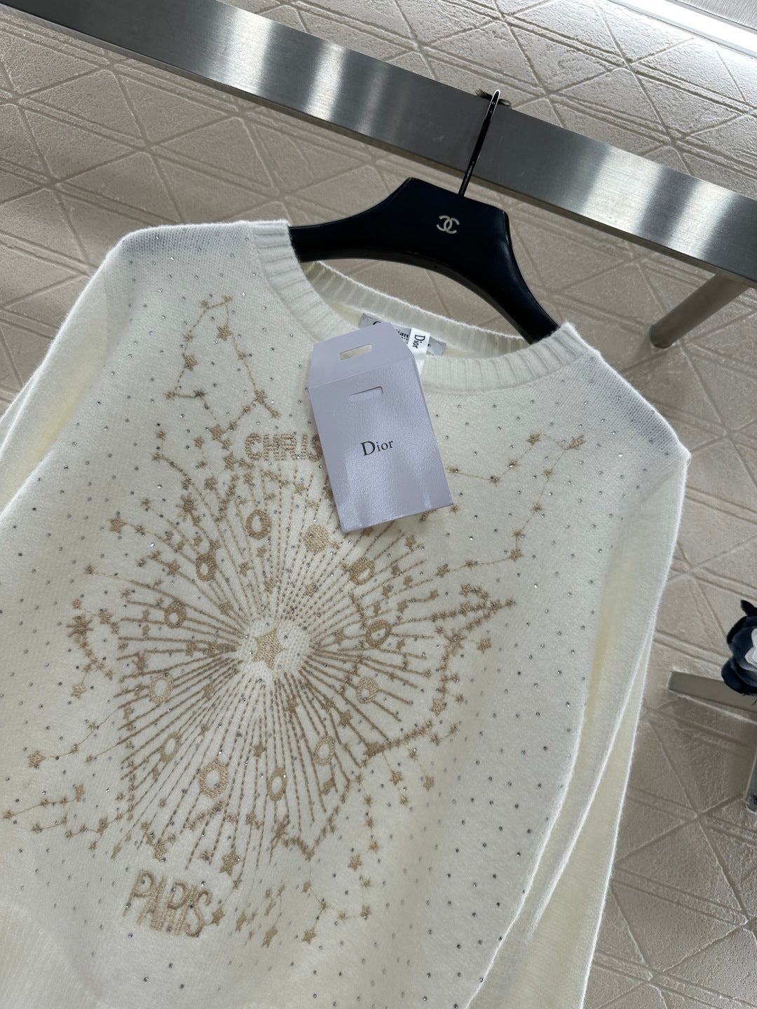 Rhinestone Starry Sky Sweater