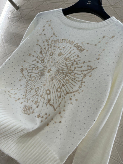 Rhinestone Starry Sky Sweater