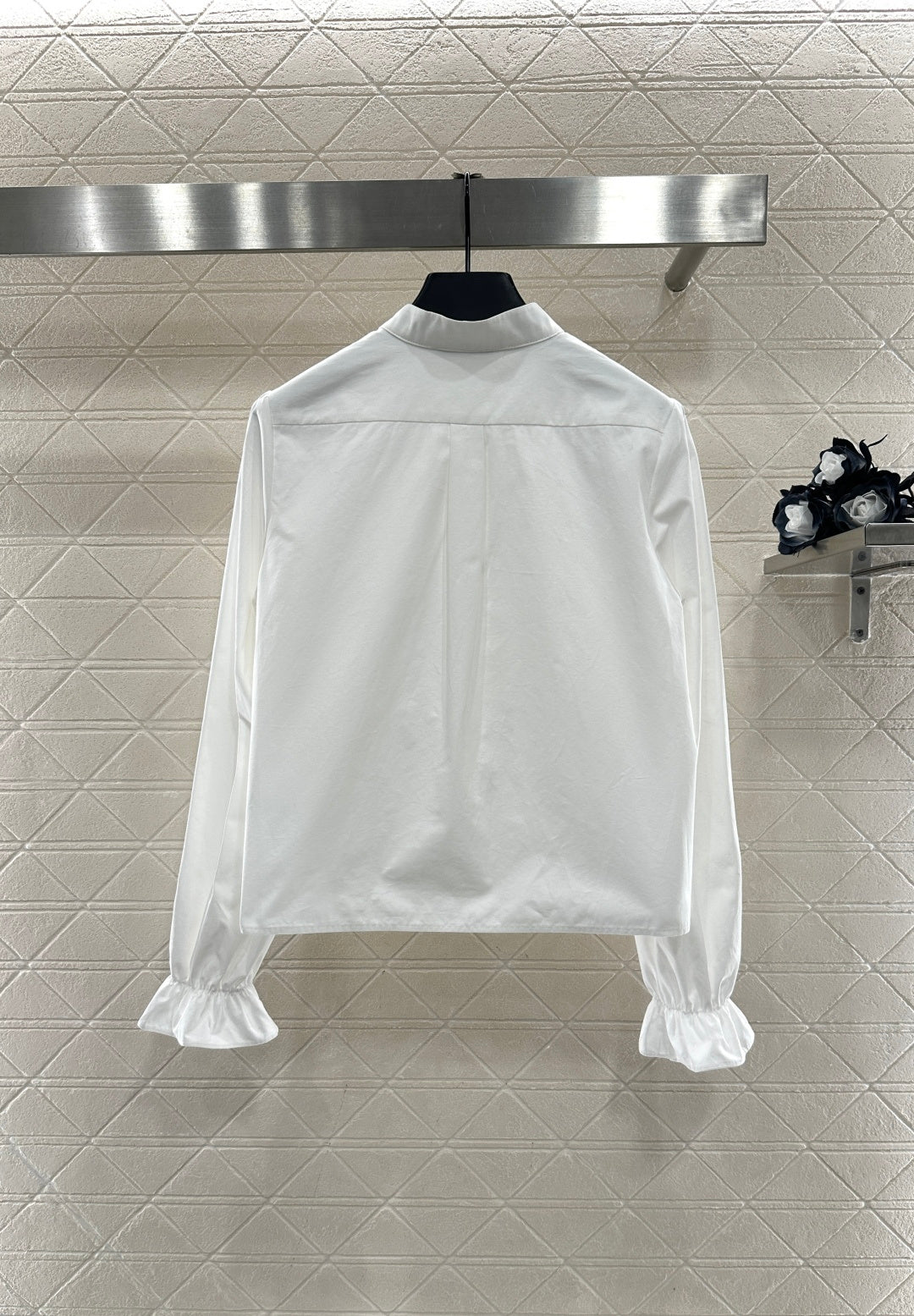 Stacked Cake Collar Shirt