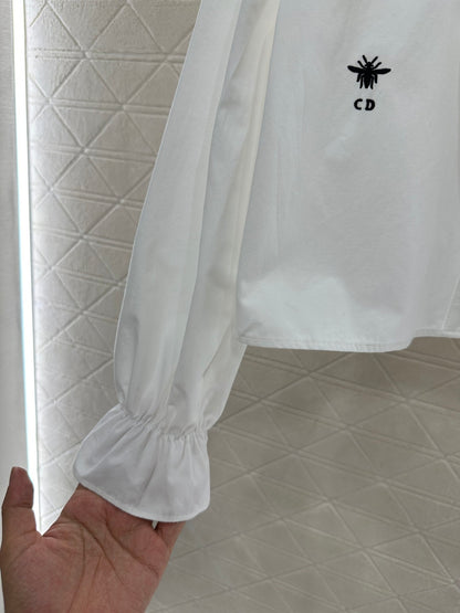 Stacked Cake Collar Shirt