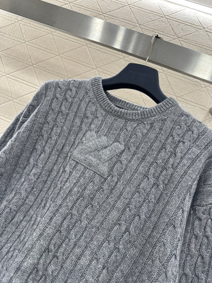 3D Letter Sweater