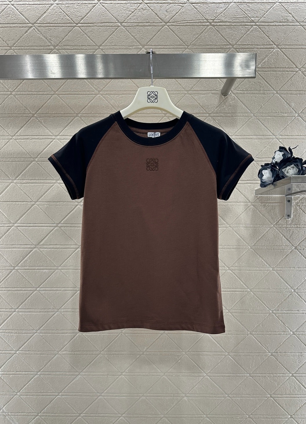 Raglan Color Block Short-Sleeve T-Shirt