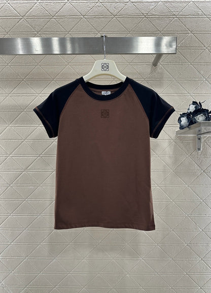 Raglan Color Block Short-Sleeve T-Shirt