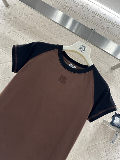 Raglan Color Block Short-Sleeve T-Shirt
