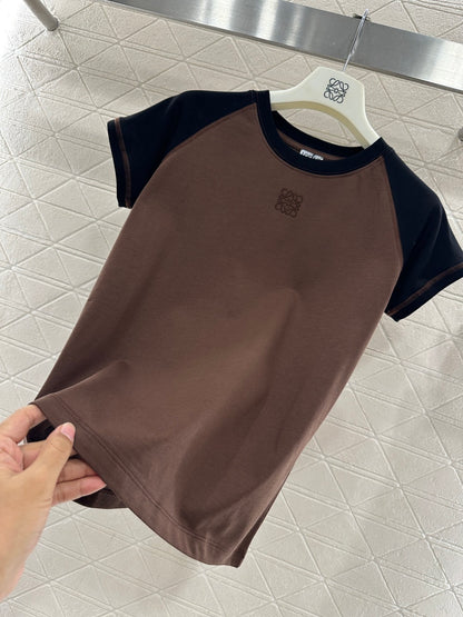 Raglan Color Block Short-Sleeve T-Shirt