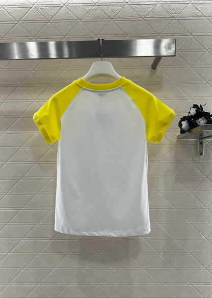 Raglan Color Block Short-Sleeve T-Shirt