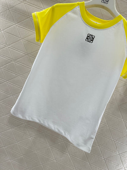Raglan Color Block Short-Sleeve T-Shirt