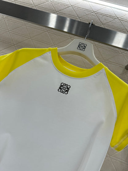 Raglan Color Block Short-Sleeve T-Shirt