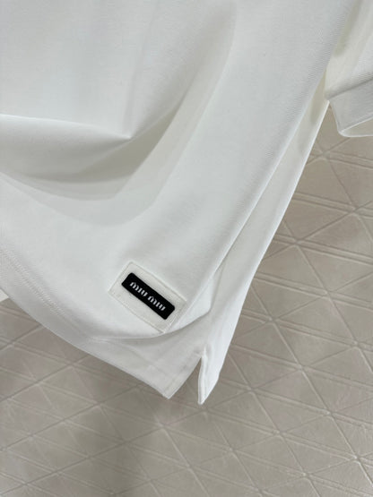 Side-cut Zipper T-shirt