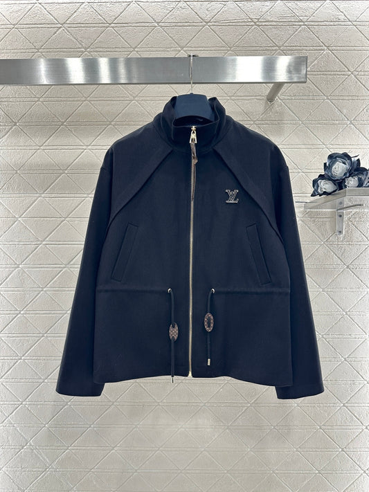 Stand Collar Zip-Up Jacket
