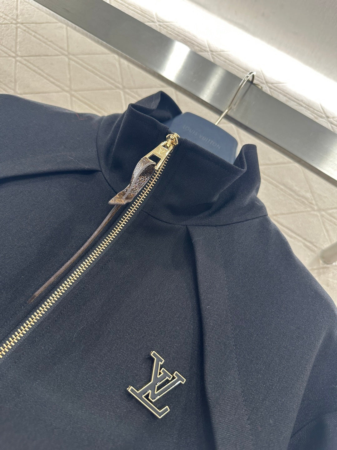 Stand Collar Zip-Up Jacket