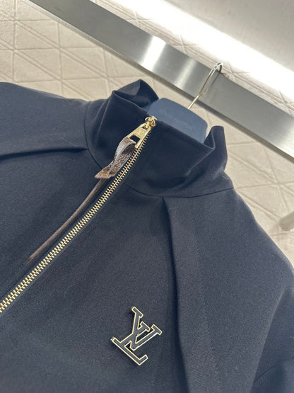 Stand Collar Zip-Up Jacket