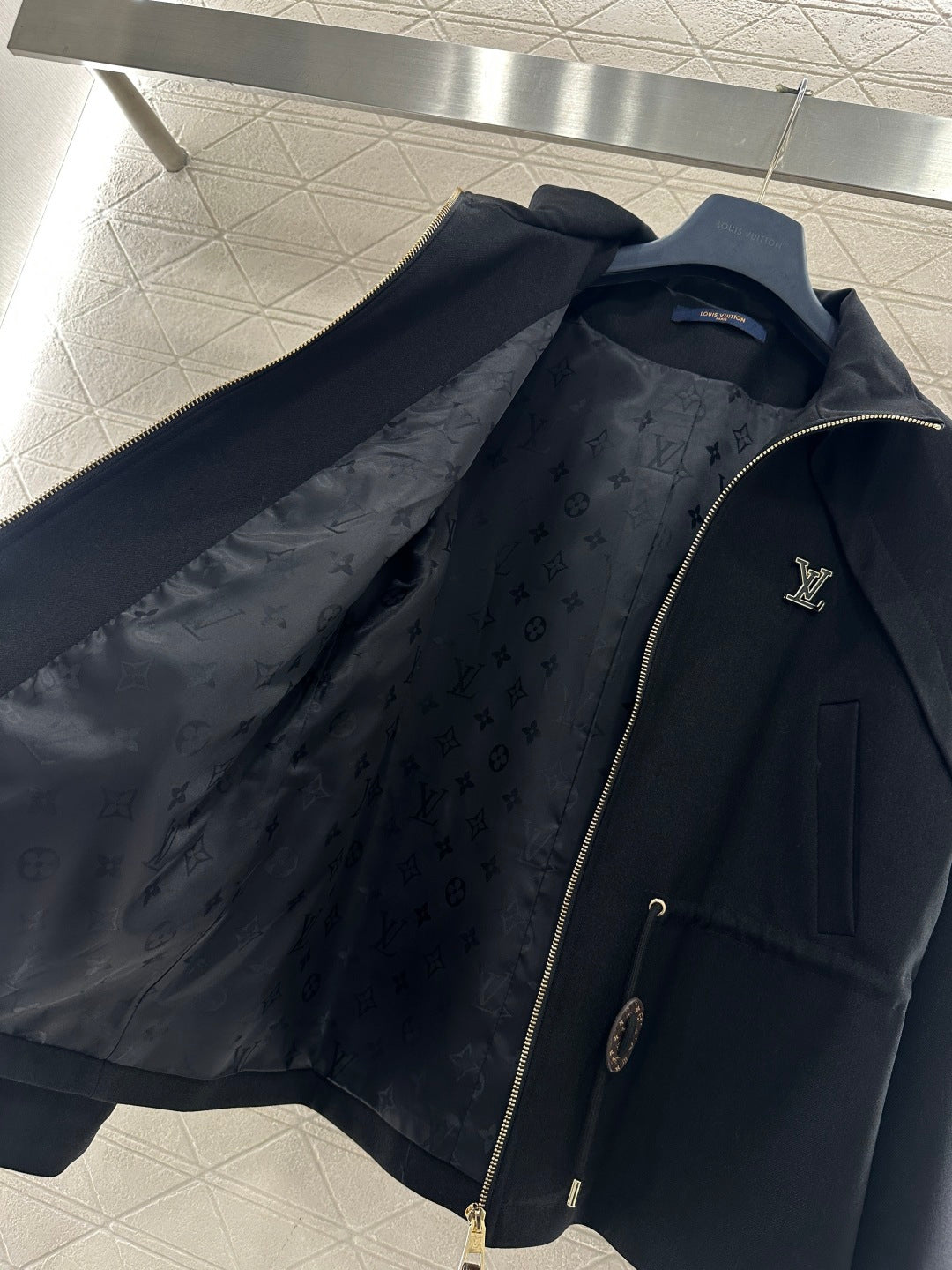 Stand Collar Zip-Up Jacket