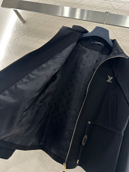 Stand Collar Zip-Up Jacket