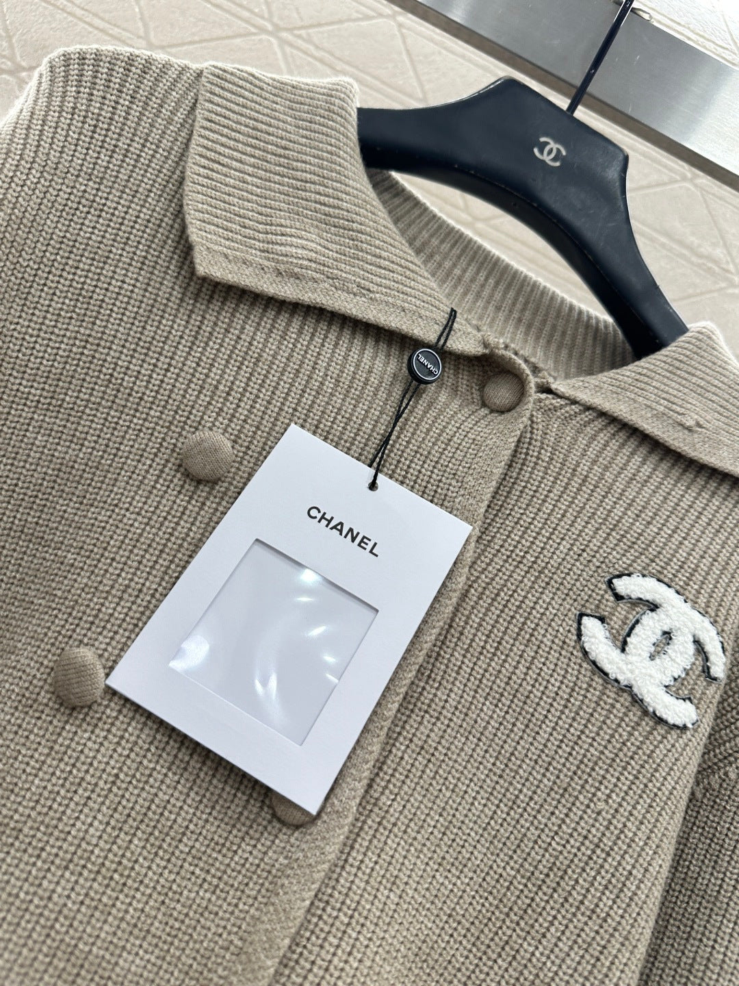 Double-breasted Lapel Cardigan