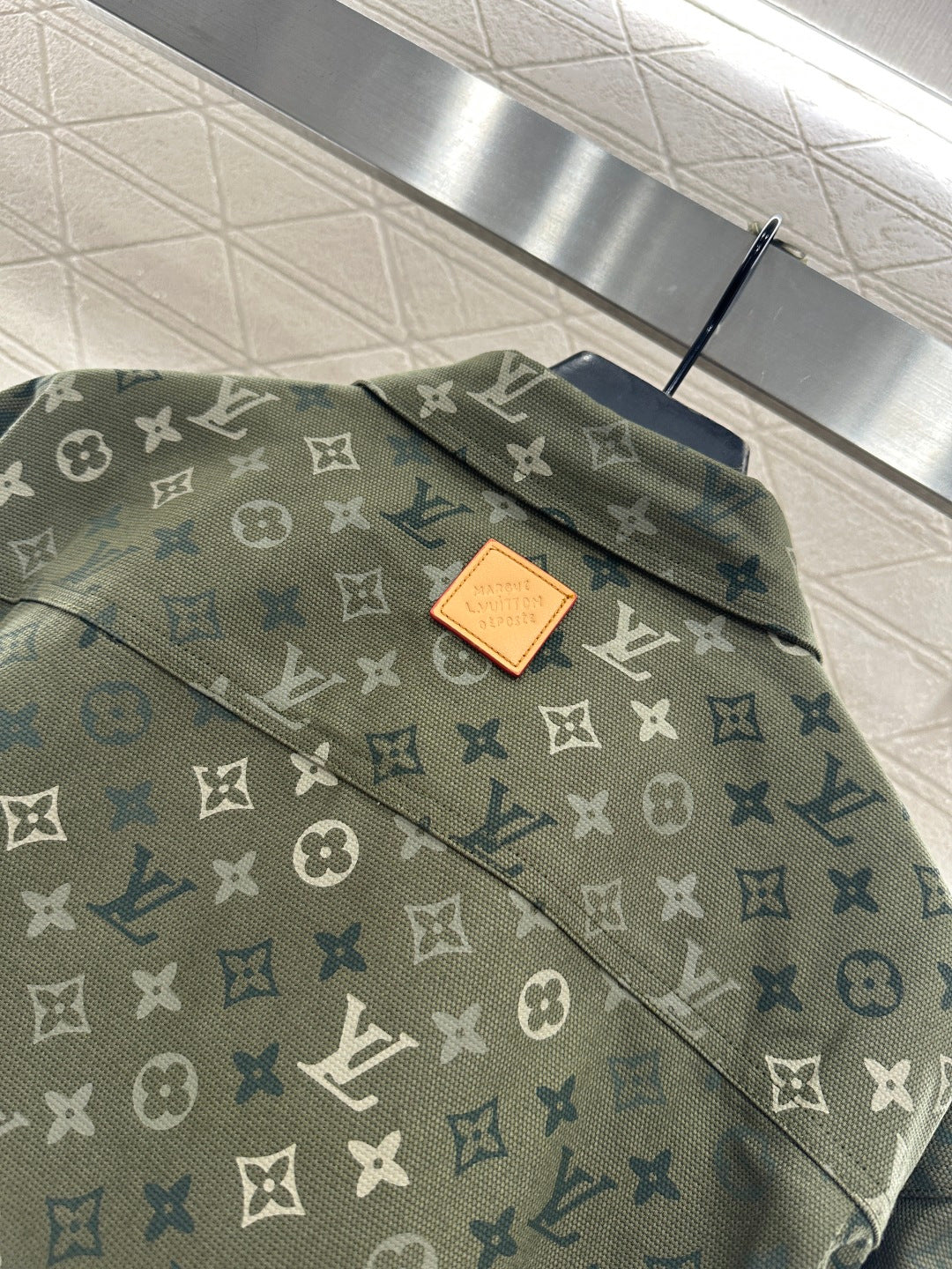 Camouflage Print Denim Shirt