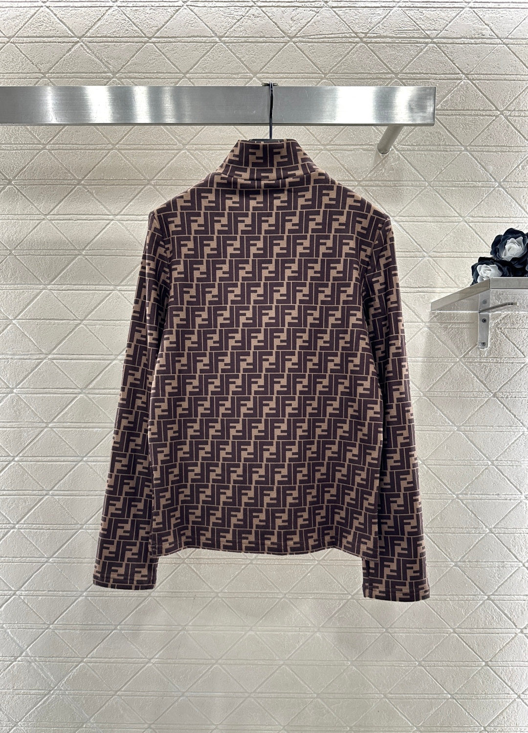 Fleece-lined base layer top