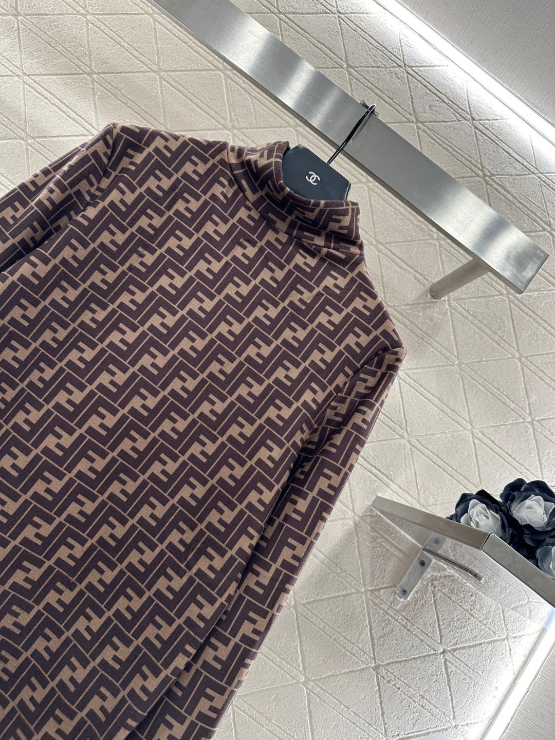 Fleece-lined base layer top