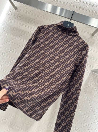 Fleece-lined base layer top