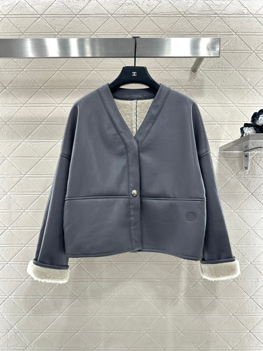 Eco-friendly Shearling Jacket