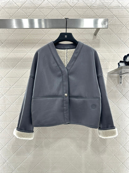 Eco-friendly Shearling Jacket