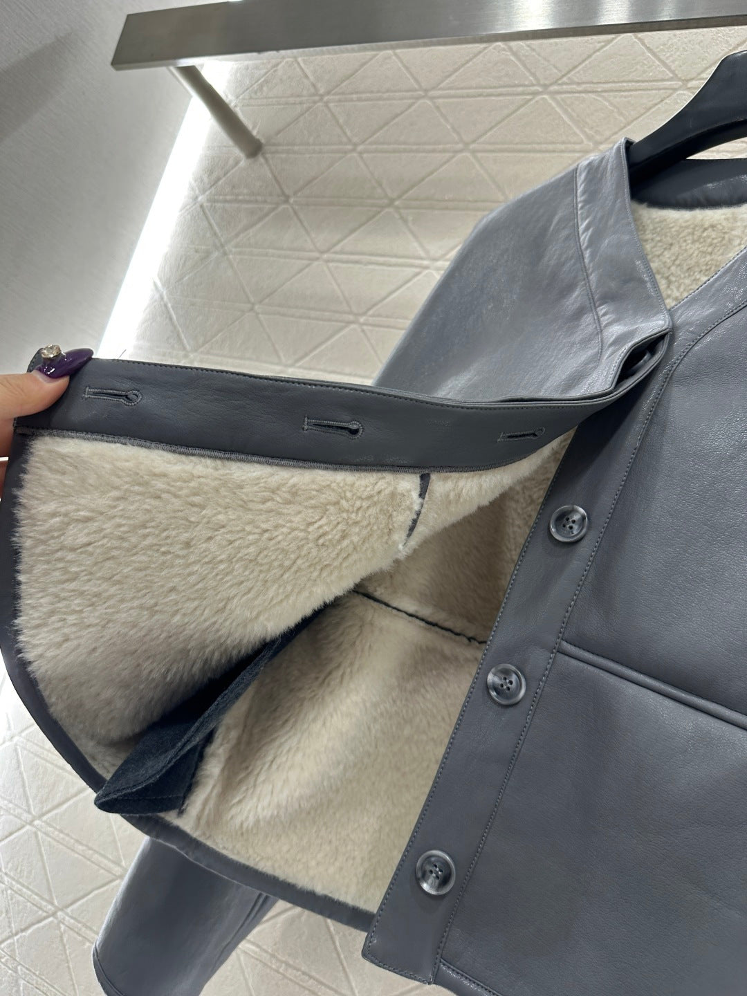 Eco-friendly Shearling Jacket