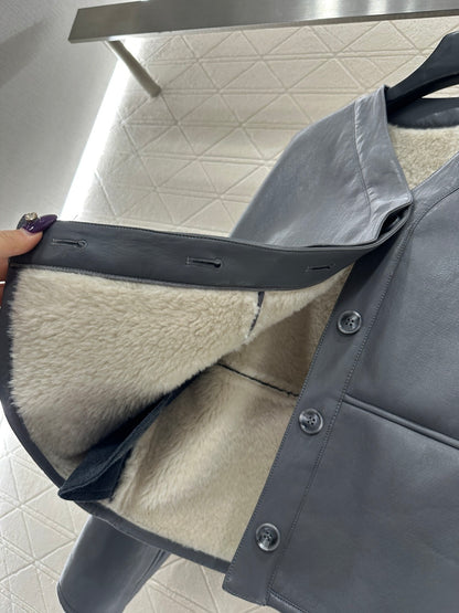 Eco-friendly Shearling Jacket
