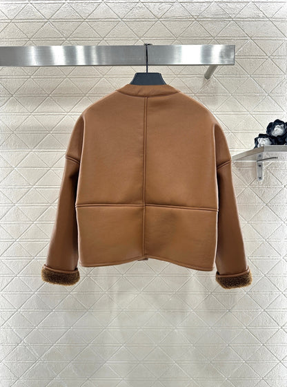 Eco-friendly Shearling Jacket