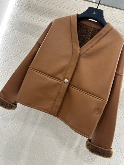 Eco-friendly Shearling Jacket