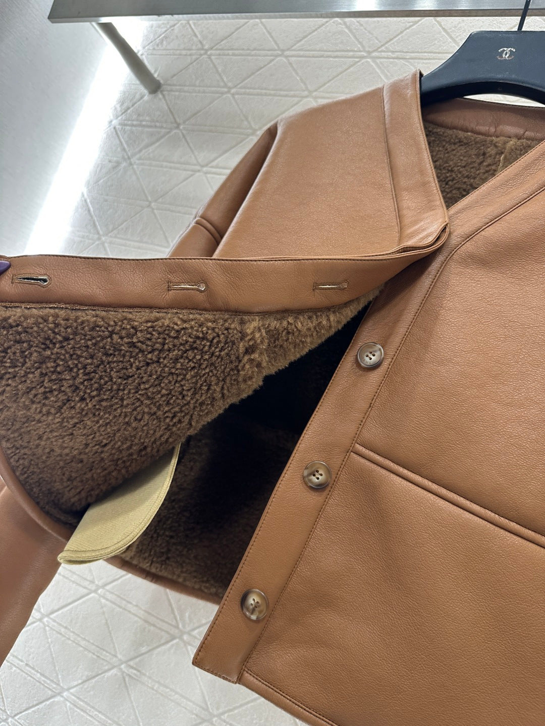 Eco-friendly Shearling Jacket