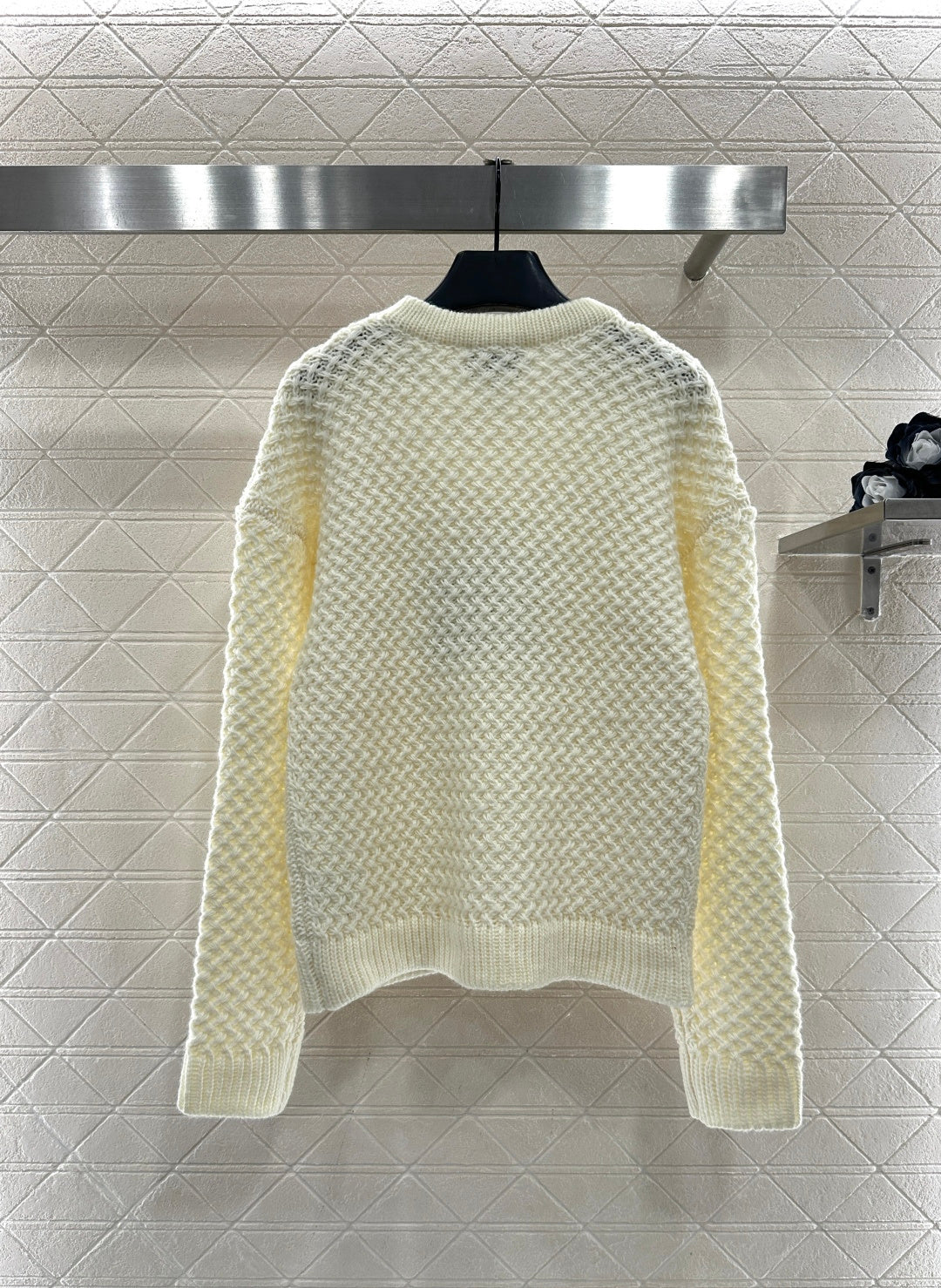 Embroidered Logo Knit Sweater