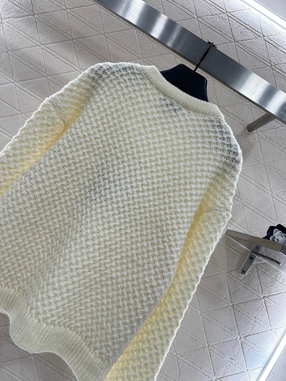Embroidered Logo Knit Sweater