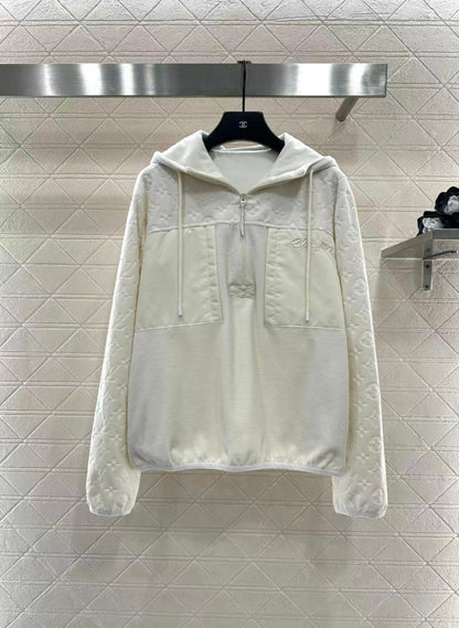 Patchwork Hooded Sweatshirt