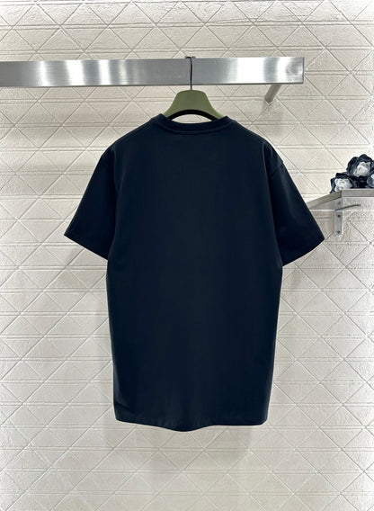 Embroidered Cartoon Logo T-shirt
