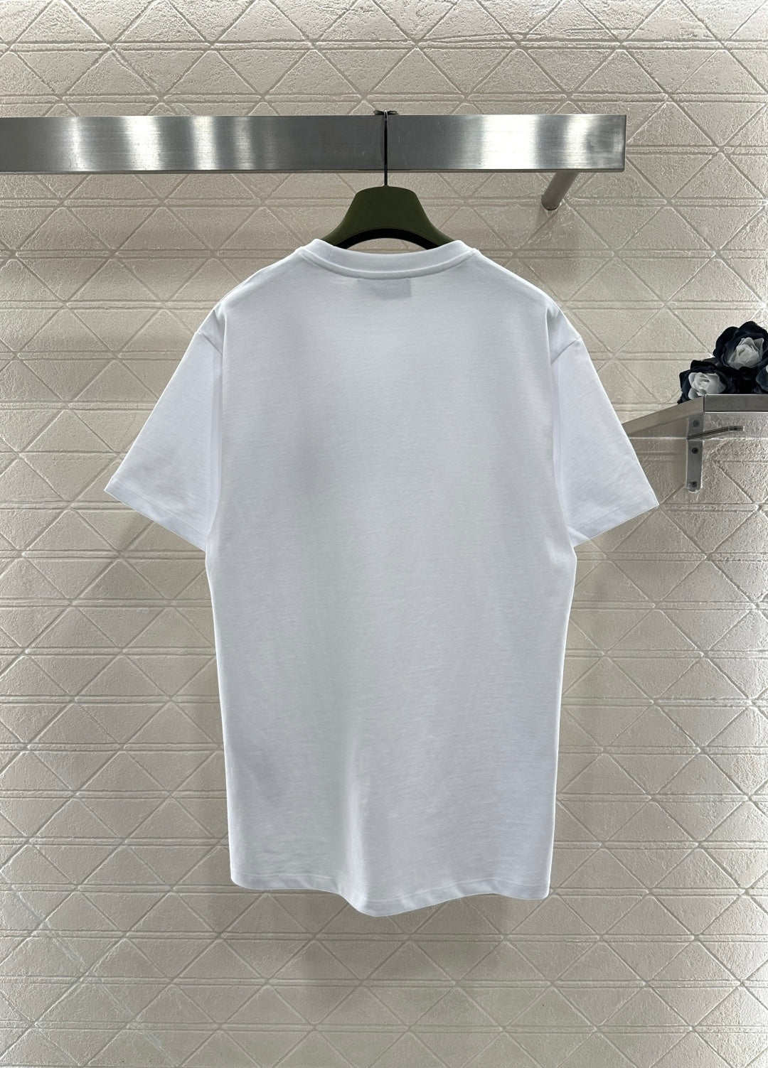 Embroidered Cartoon Logo T-shirt