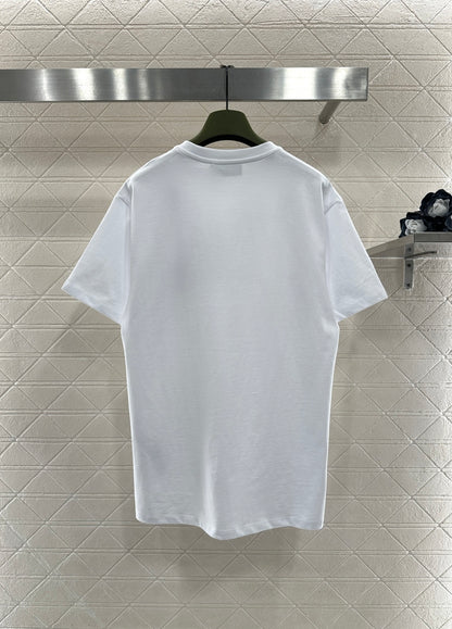 Embroidered Cartoon Logo T-shirt
