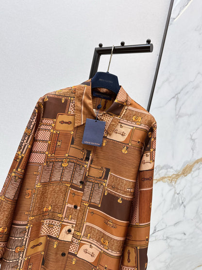 Printed Silk Shirt