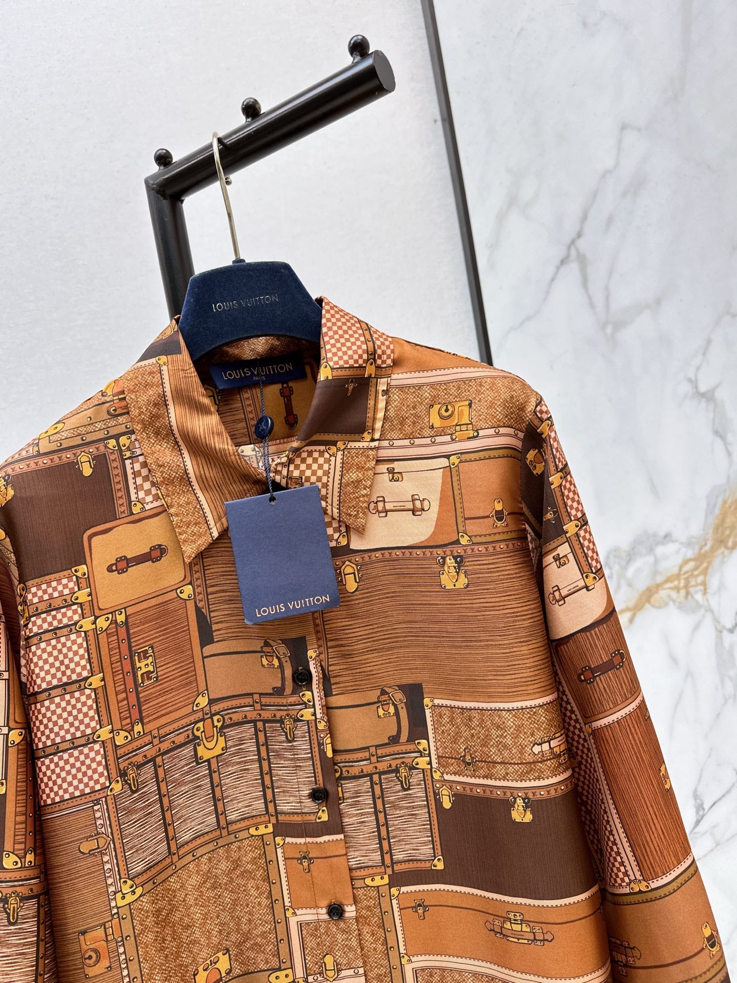 Printed Silk Shirt