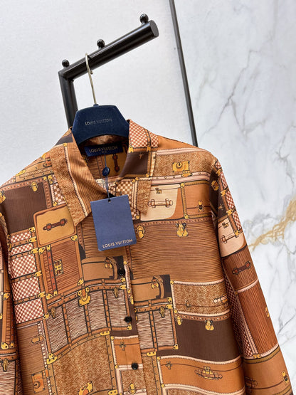 Printed Silk Shirt
