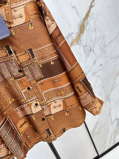 Printed Silk Shirt