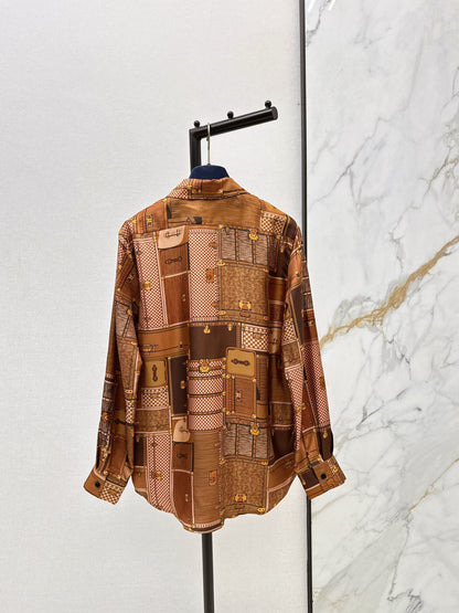 Printed Silk Shirt