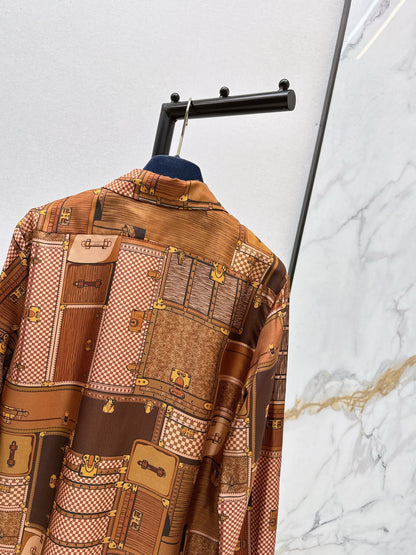 Printed Silk Shirt