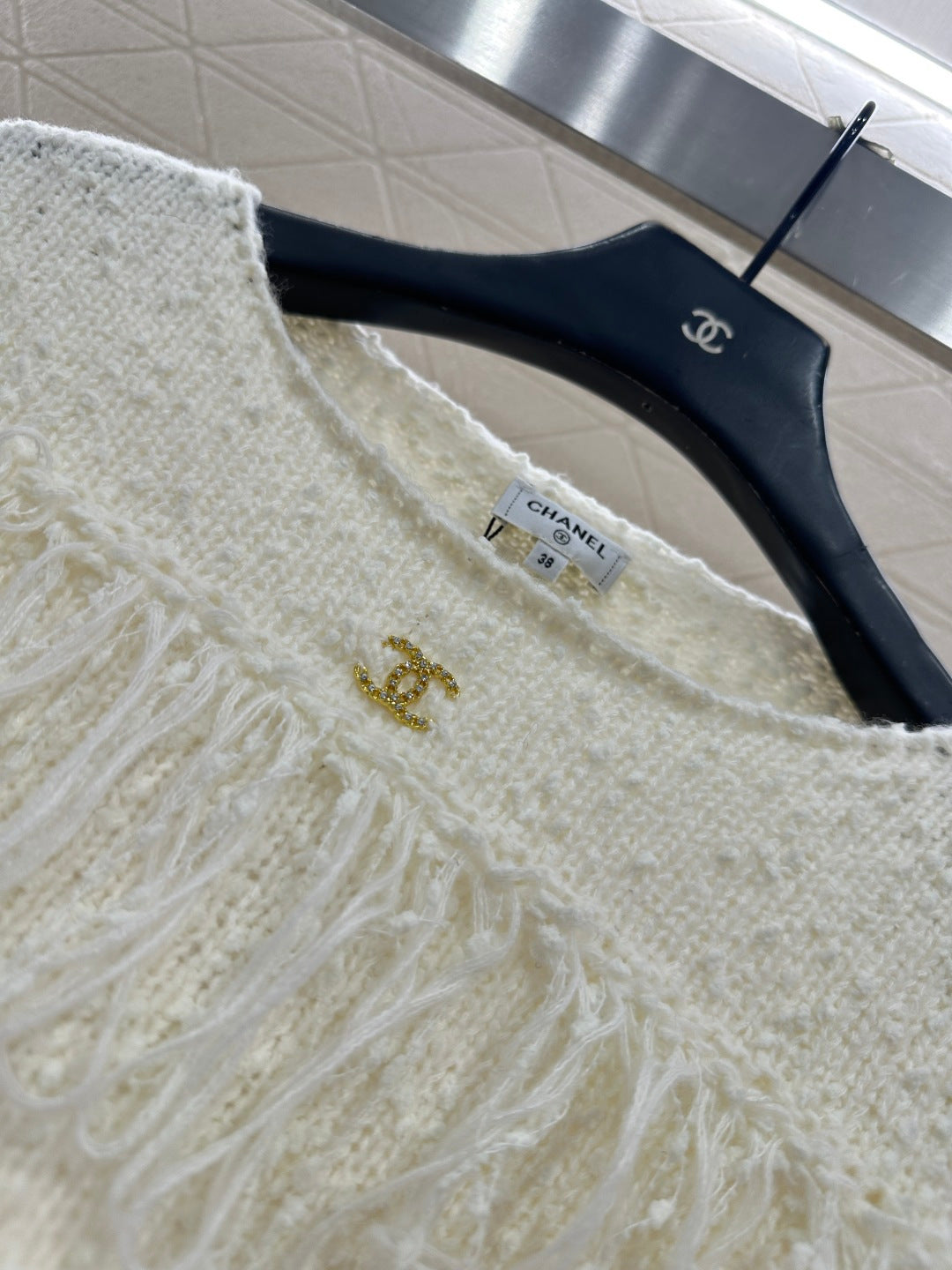 Tassel Layered Pullover Knit Sweater