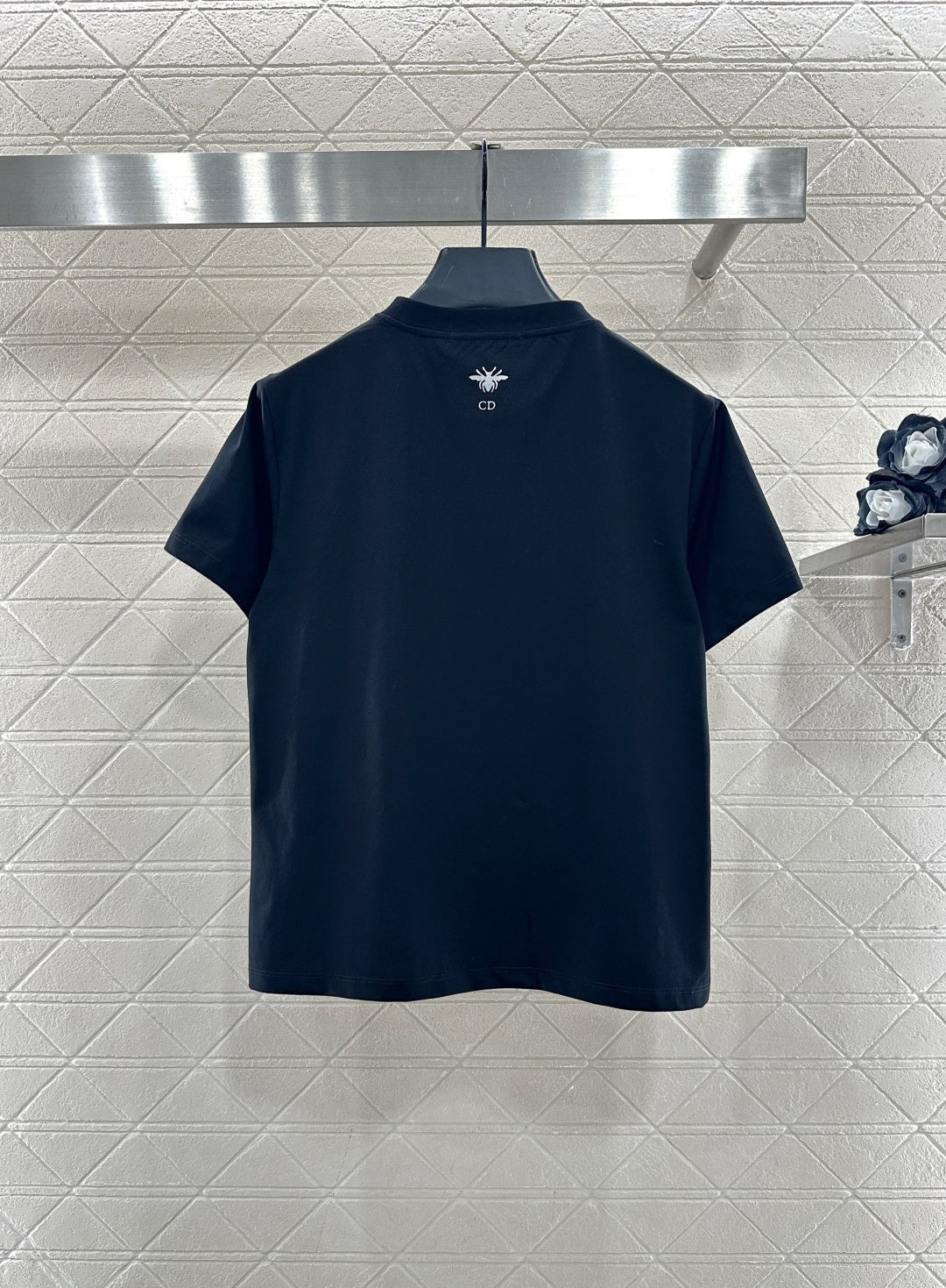 Beaded Logo Ribbon T-Shirt