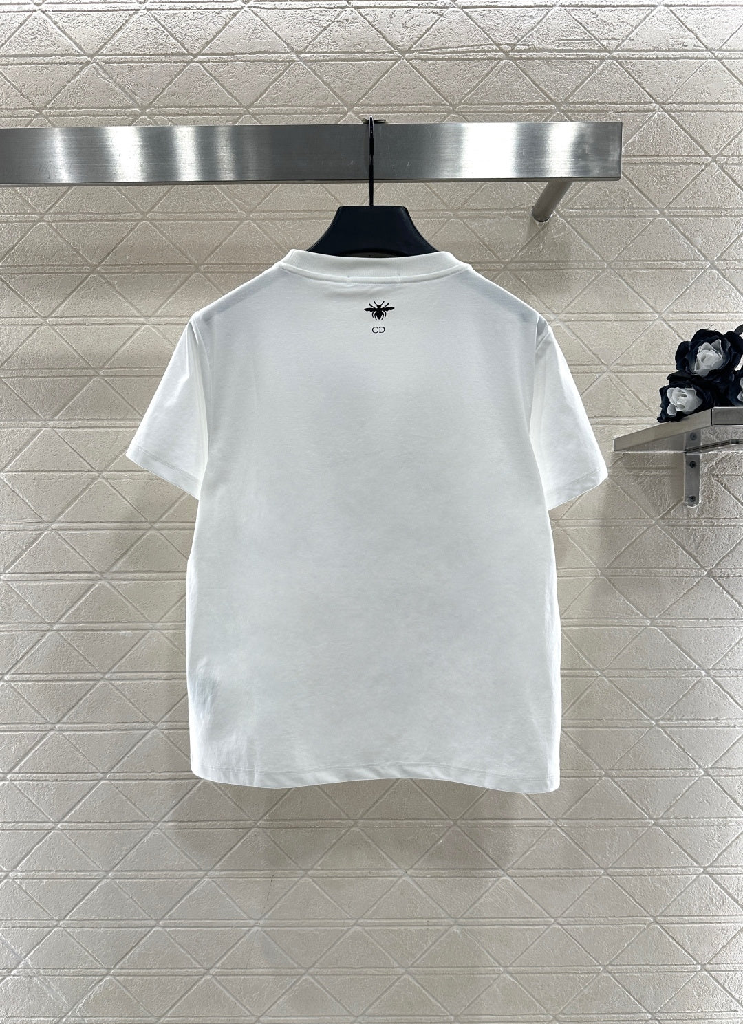 Beaded Logo Ribbon T-Shirt