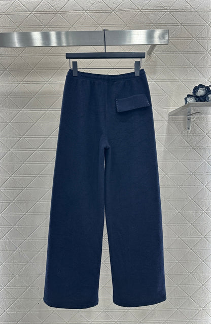 Drawstring Wide-Leg Pants