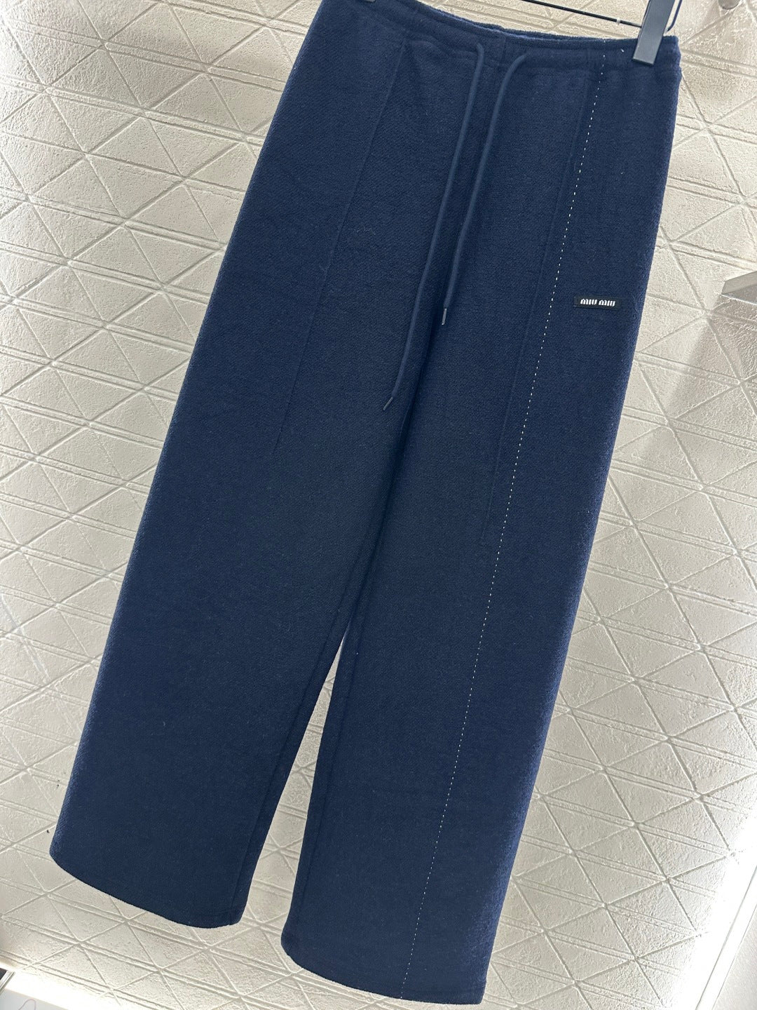 Drawstring Wide-Leg Pants