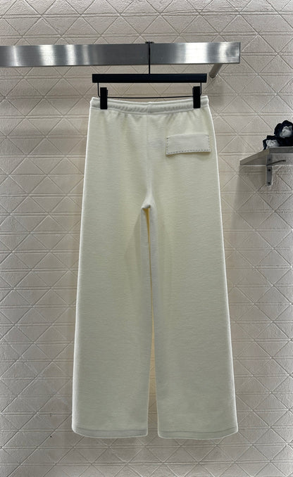 Drawstring Wide-Leg Pants